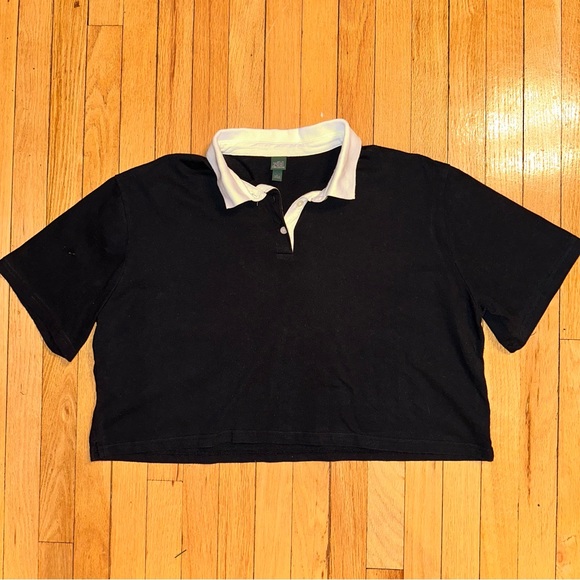 Wild fable polo cropped shirt size L - Picture 4 of 4